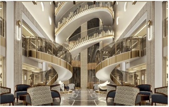 Seven Seas Prestige’s Starlight Atrium
