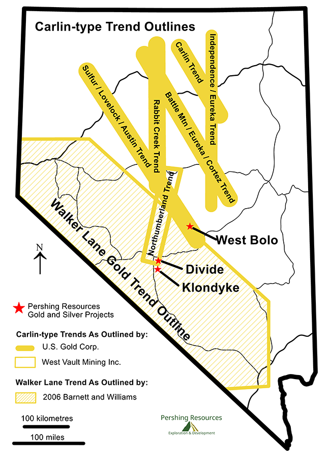 Nevada map